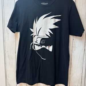 Naruto Black Graphic T-Shirt size medium